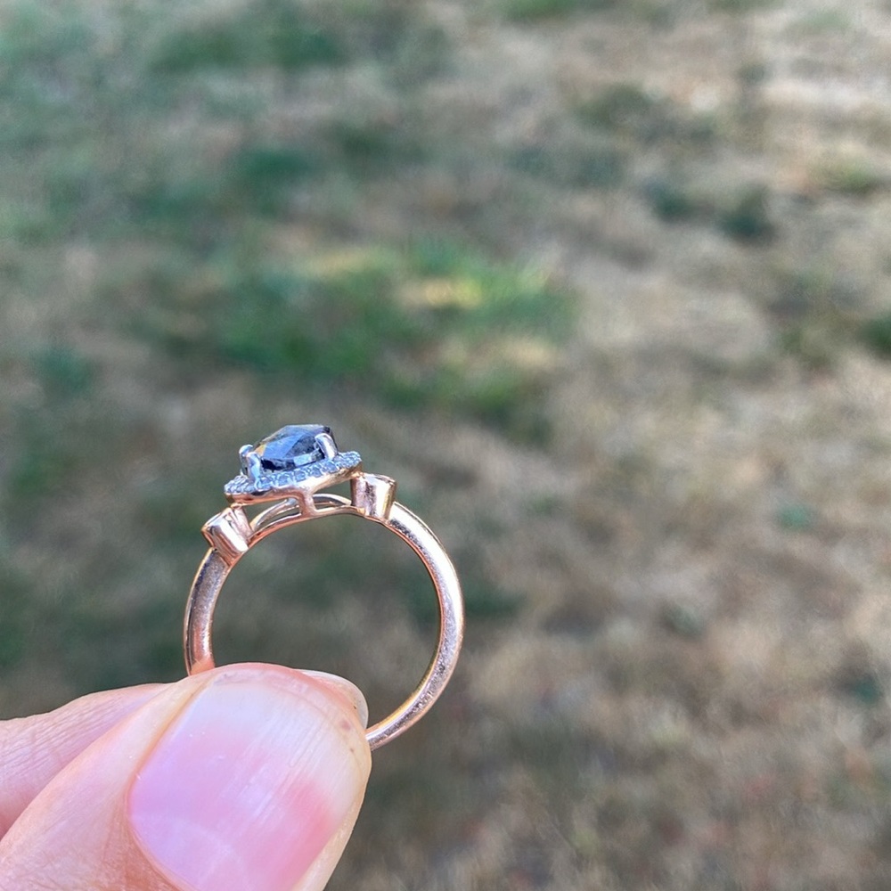 Unique Galaxy Diamond ring by Aiya Designs - Picture 4 of 6